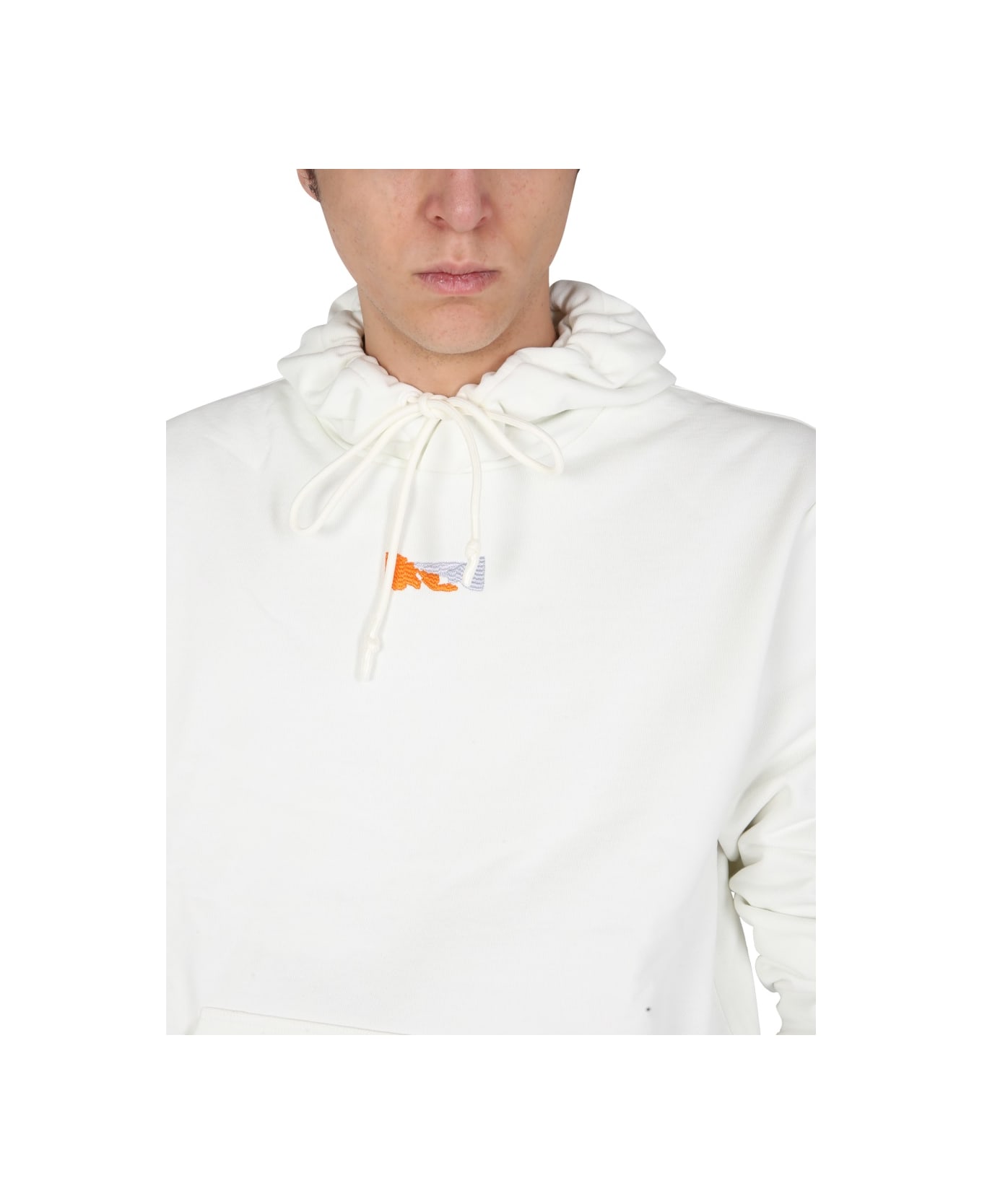 McQ Alexander McQueen Sweatshirt With Embroidered Logo - WHITE