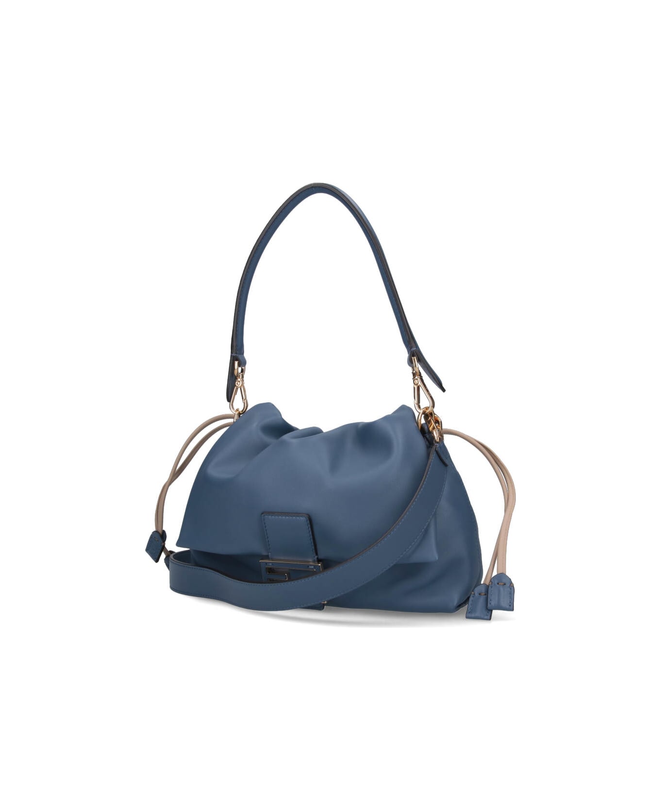 Fendi Medium Bora "mamma Baguette" - Blue
