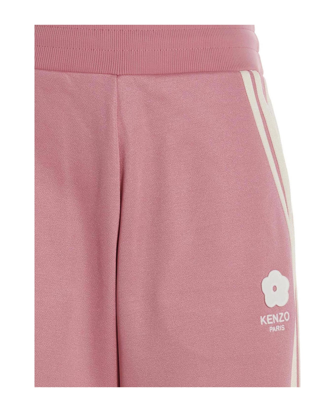 Kenzo Logo Embroidery Joggers - Pink