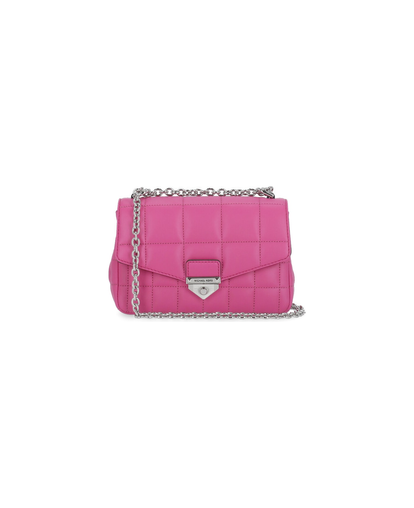 Michael Kors Soho Quilted Leather Shoulder Bag - Fuchsia