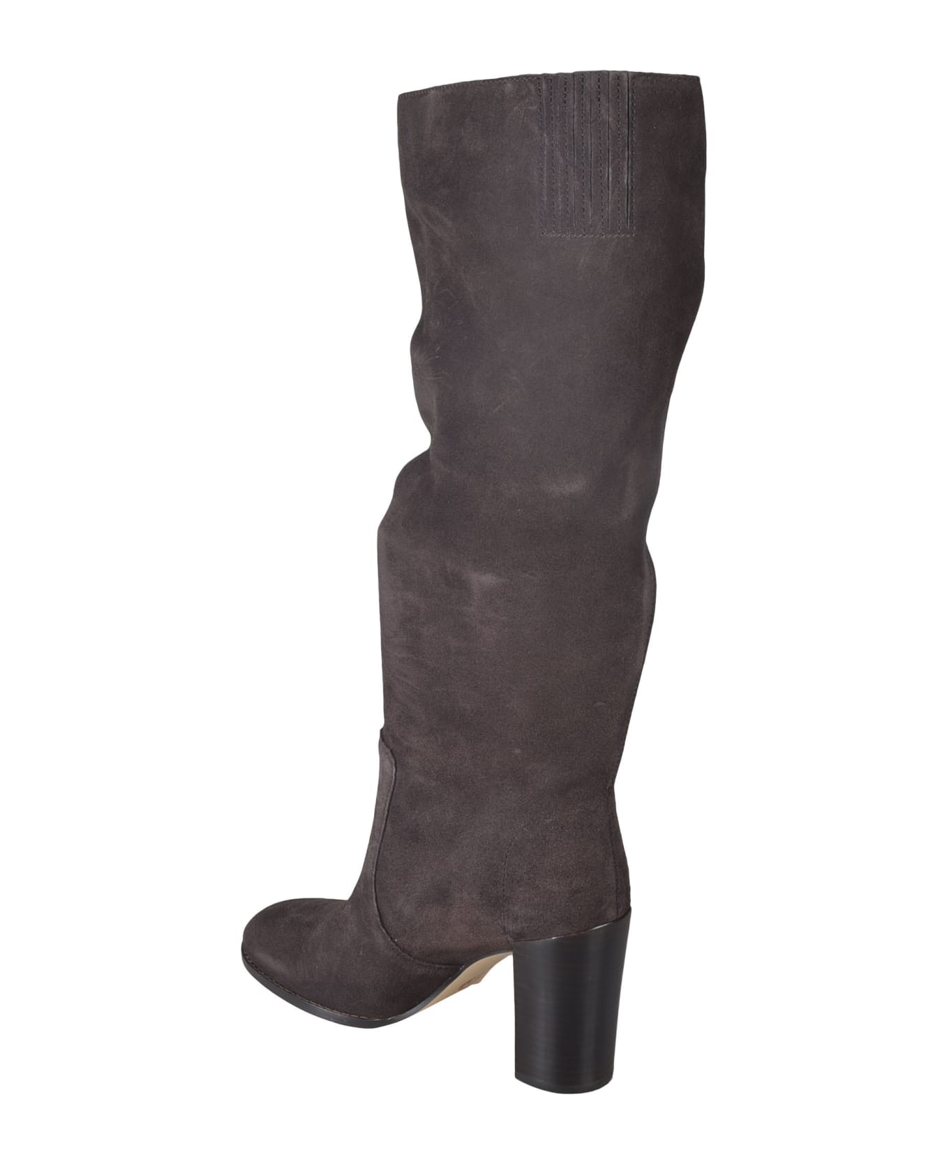 Michael Kors Luella Suede Knee High Boots - Chocolate ブーツ