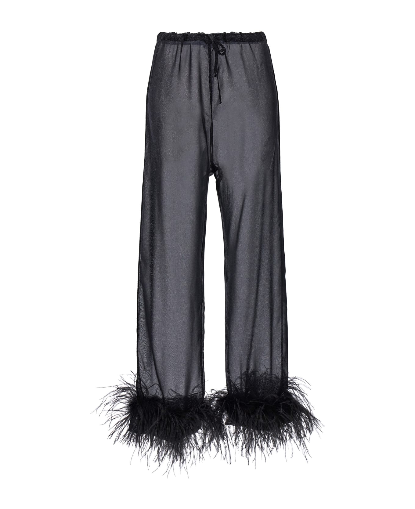 Oseree 'plumage' Trousers - Black  