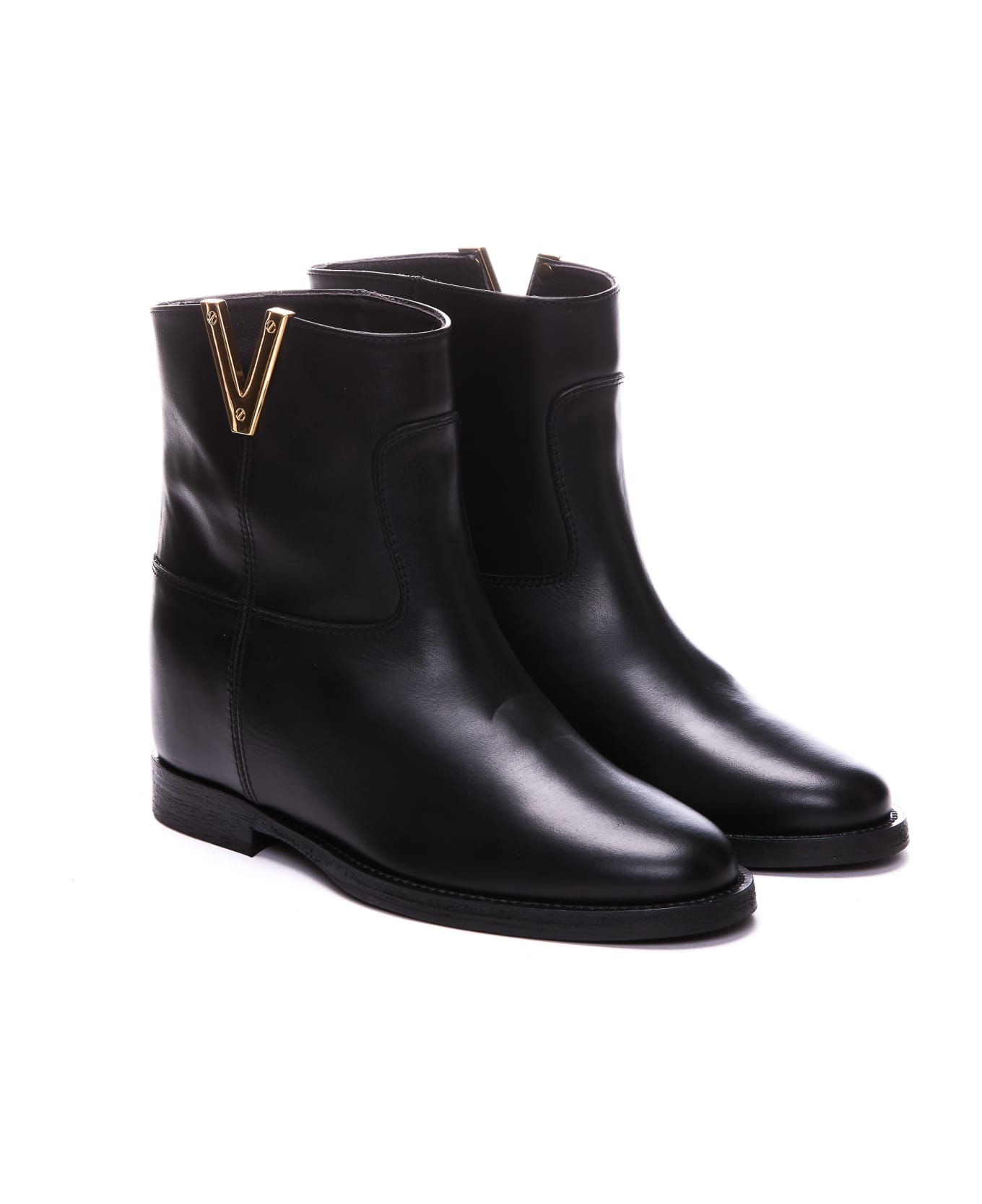 Via Roma 15 V Booties - Black
