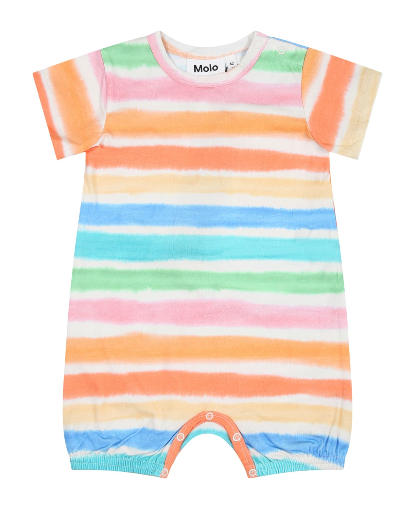 Molo Multicolor Romper For Baby Kids - Multicolor ボディスーツ＆セットアップ