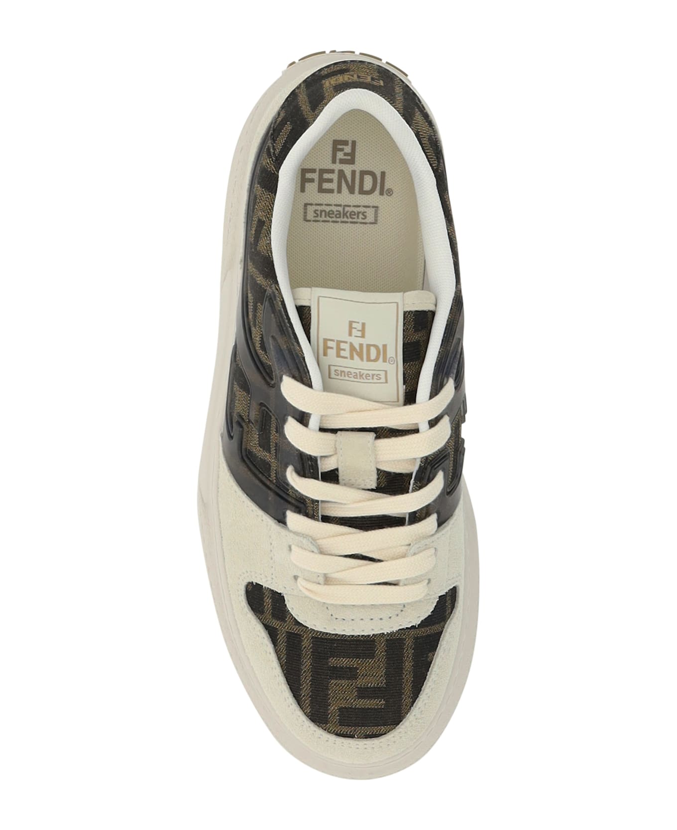 Fendi 'fendi Match' Sneakers - Crem+tabac.ner+ambra