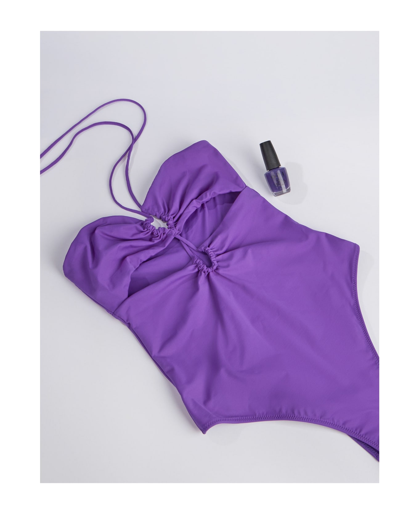 MC2 Saint Barth Purple Cutout One Piece Swimsuit - PINK ワンピース