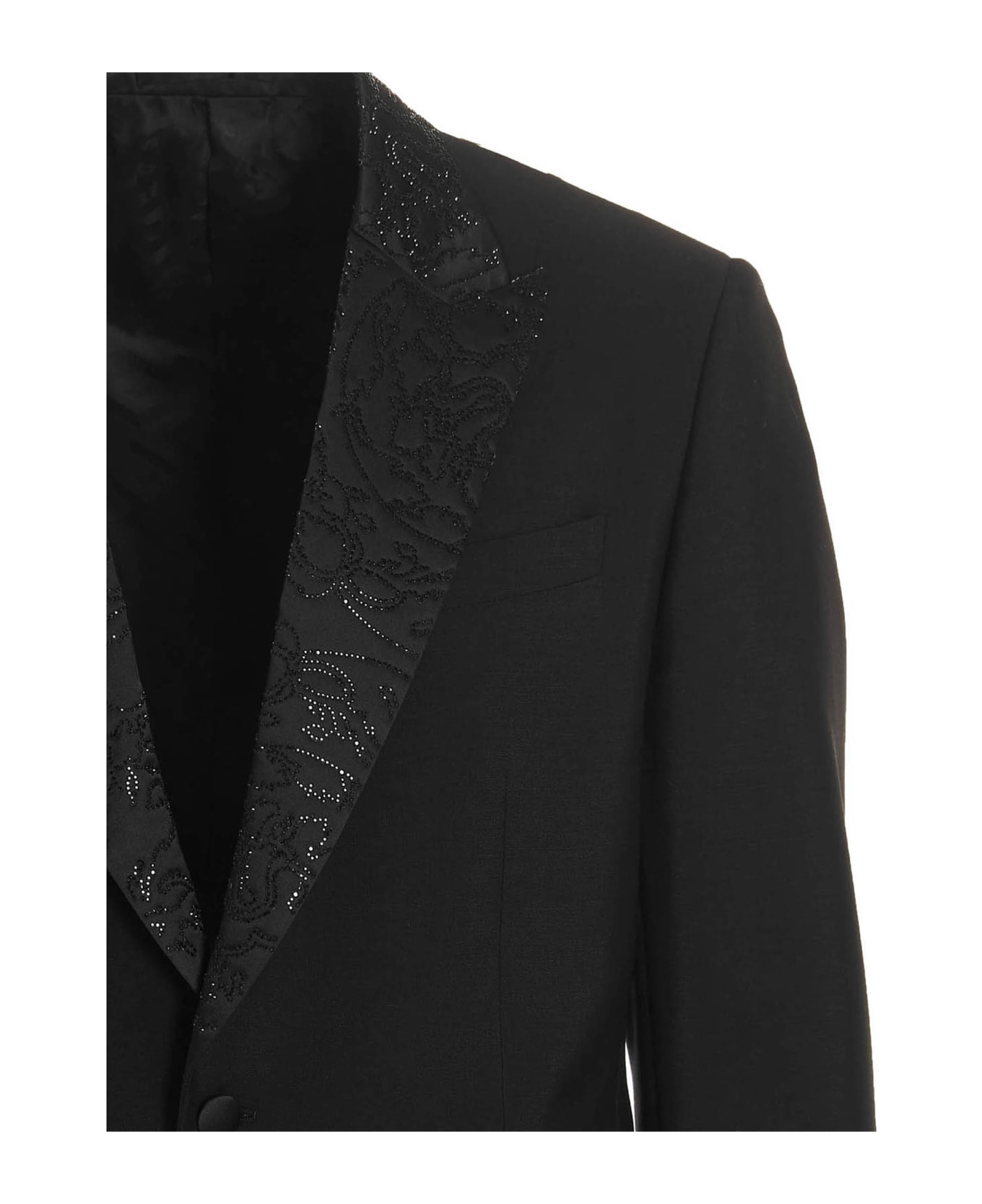 Versace 'palazzo' Blazer Jacket - Black  
