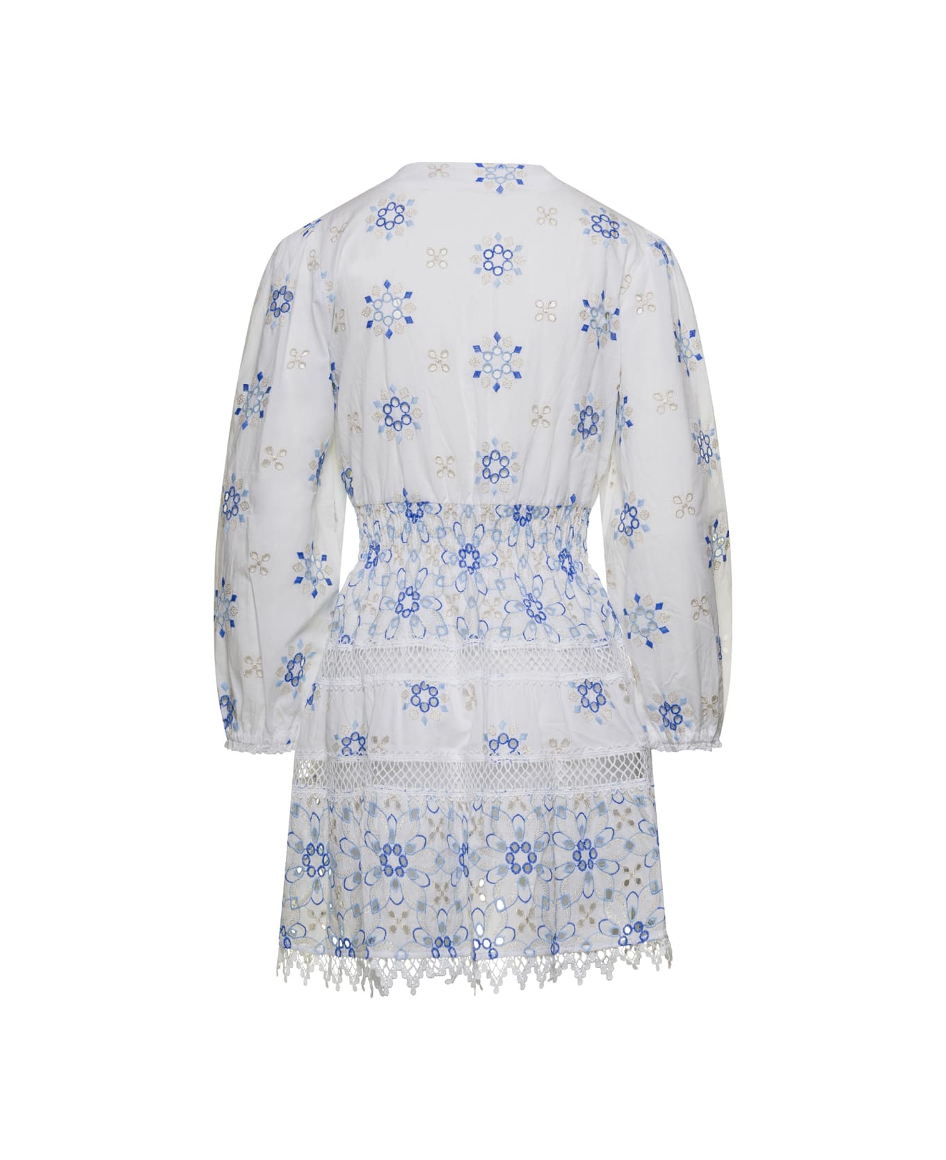 Temptation Positano Embroidered Dress - White ワンピース＆ドレス