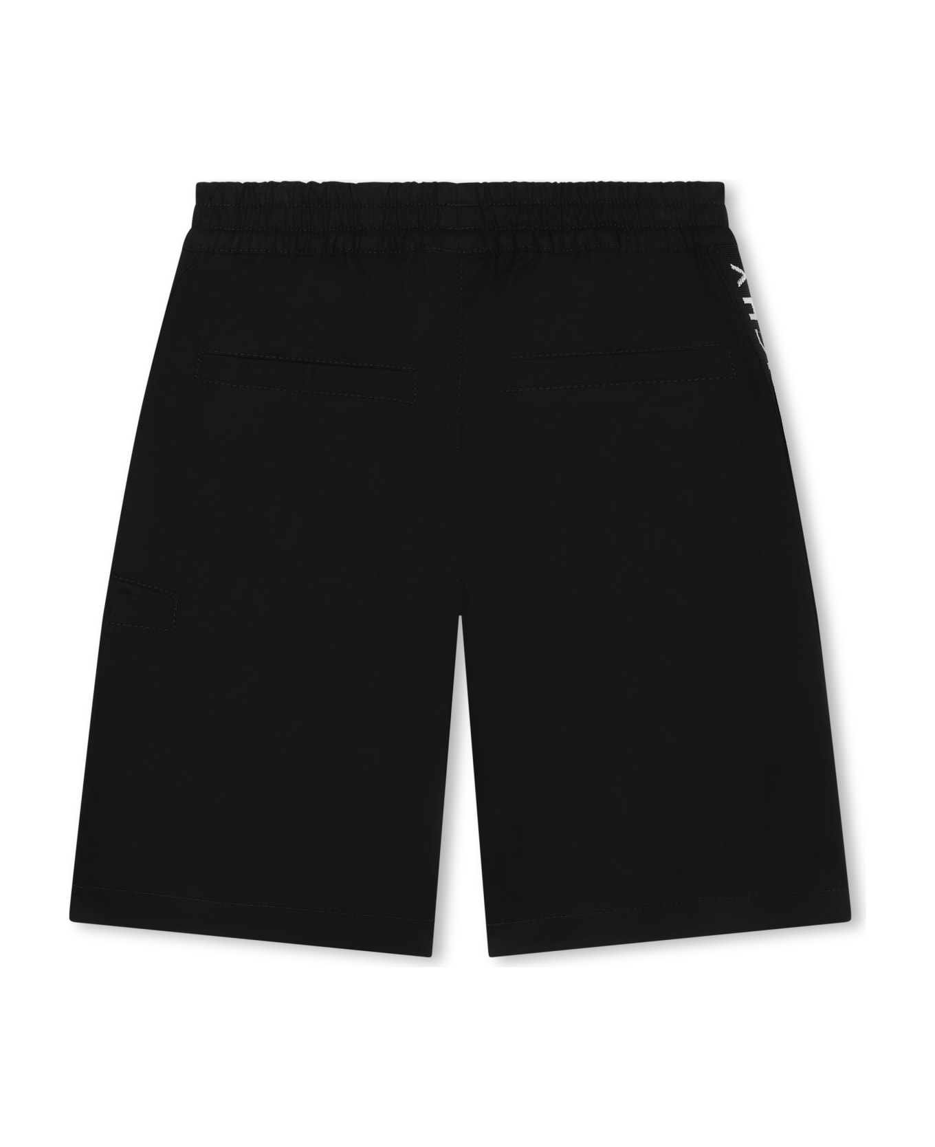 Givenchy Bermuda Shorts With Logo Band - Black