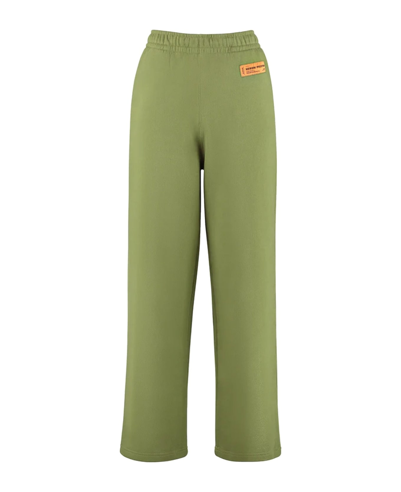 HERON PRESTON Cotton Track Pants - Green