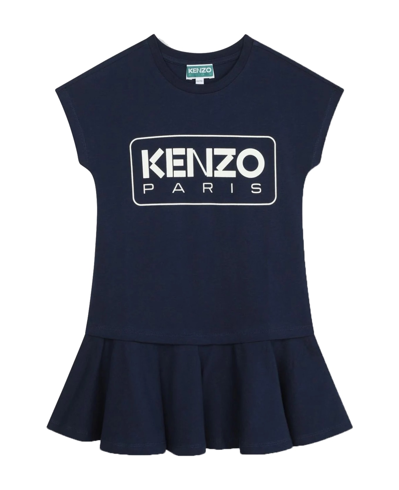 Kenzo Kids Cotton Dress - Blue