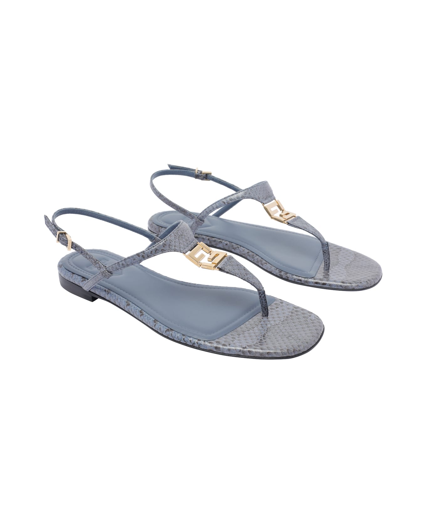 Fendi Ffold Sandals - Blue