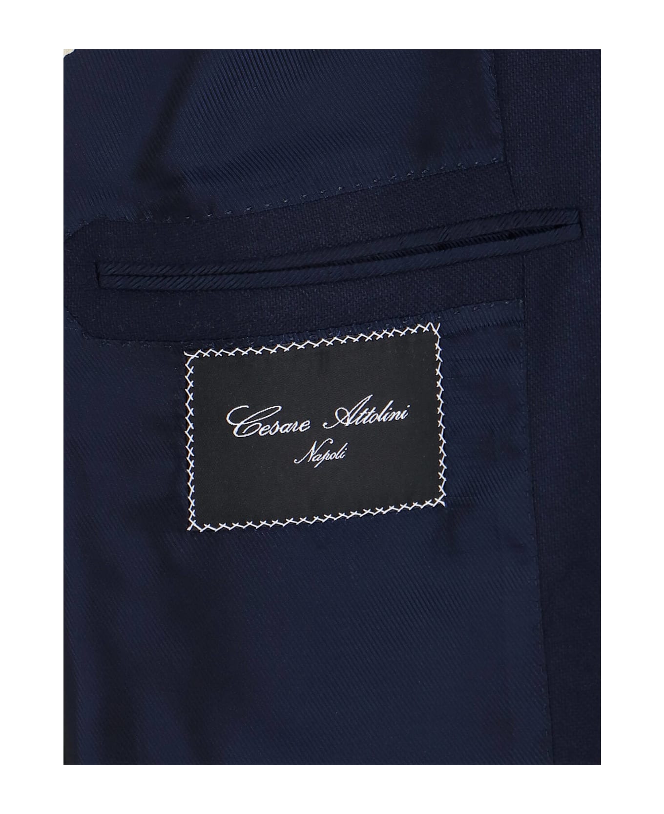 Cesare Attolini Single-breasted Cashmere Blazer - Blue ブレザー