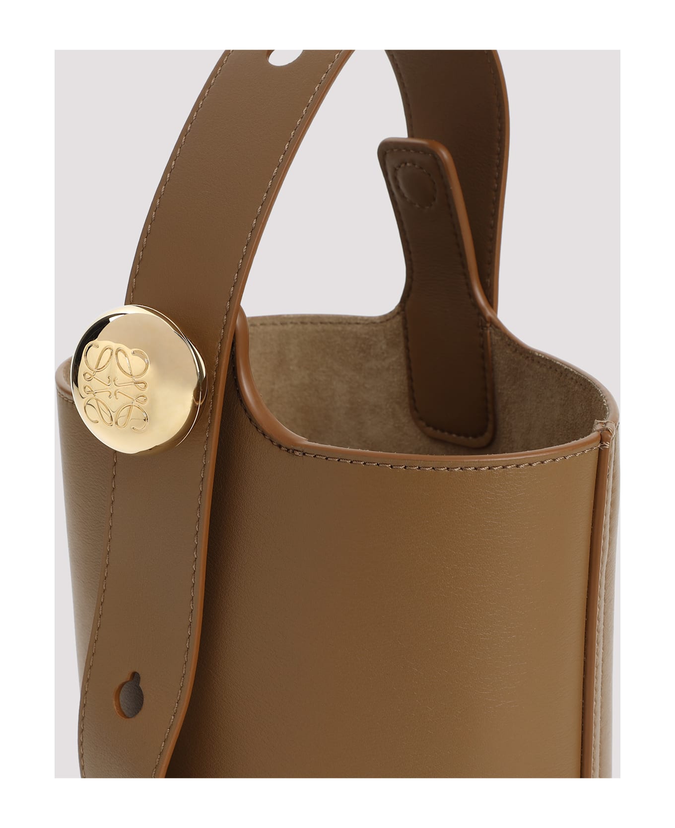 Loewe Pebble Mini Bucket Bag - Oak