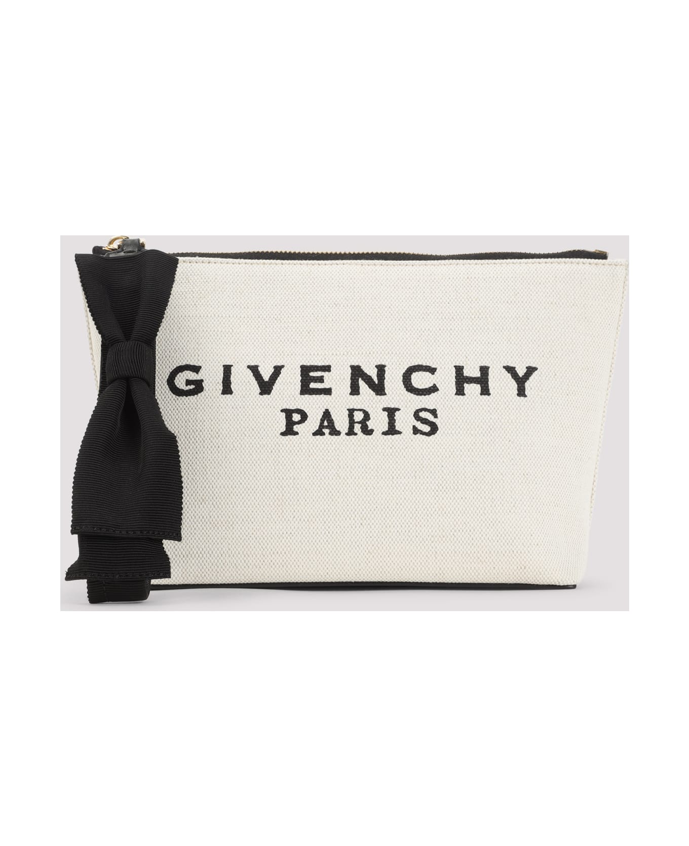 Givenchy Small Logo Pouch - Beige Black