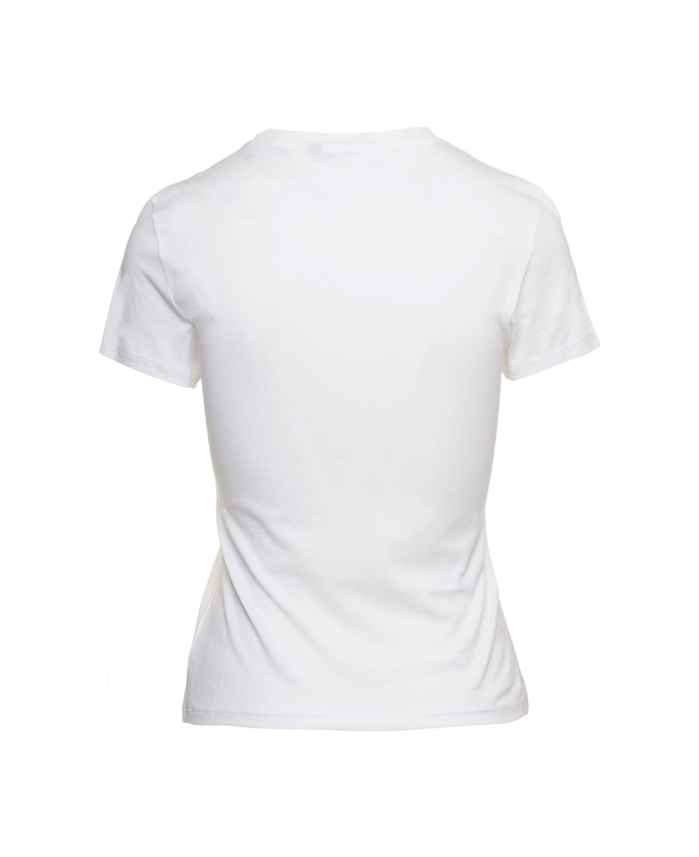 Theory Fitted White Crewneck T-shirt In Cotton Woman - WHITE