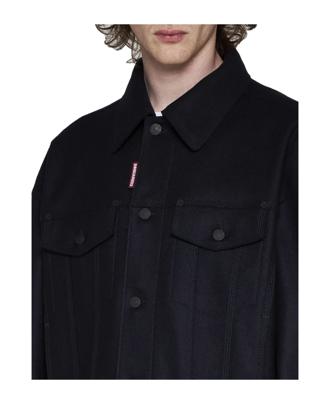 Dsquared2 Jacket - Navy blue