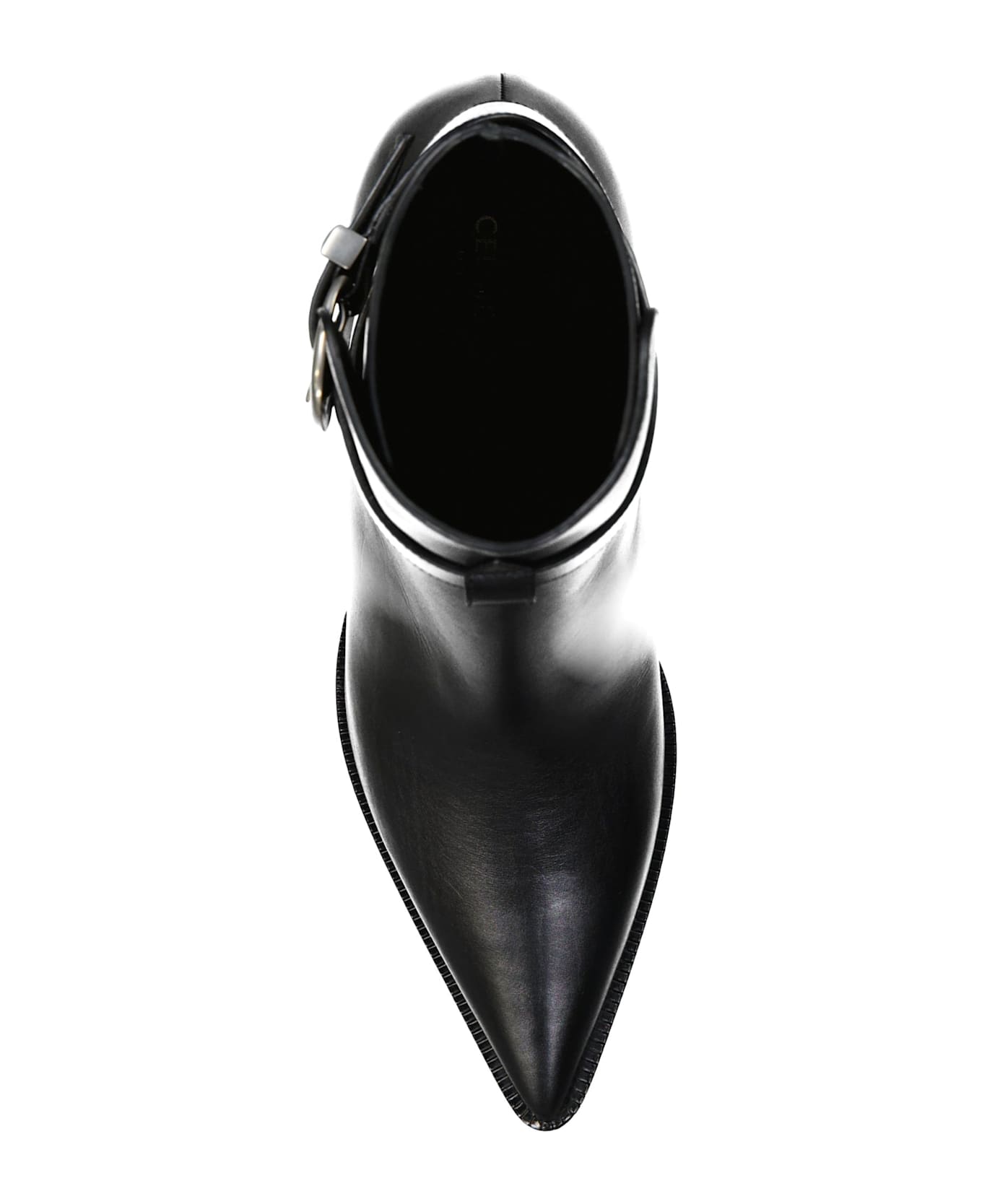 Celine Jodphur Leather Boots - Black