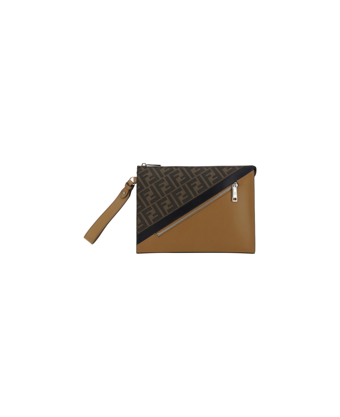 Fendi Clutch Bag - Tab.mr+sand+nero+p