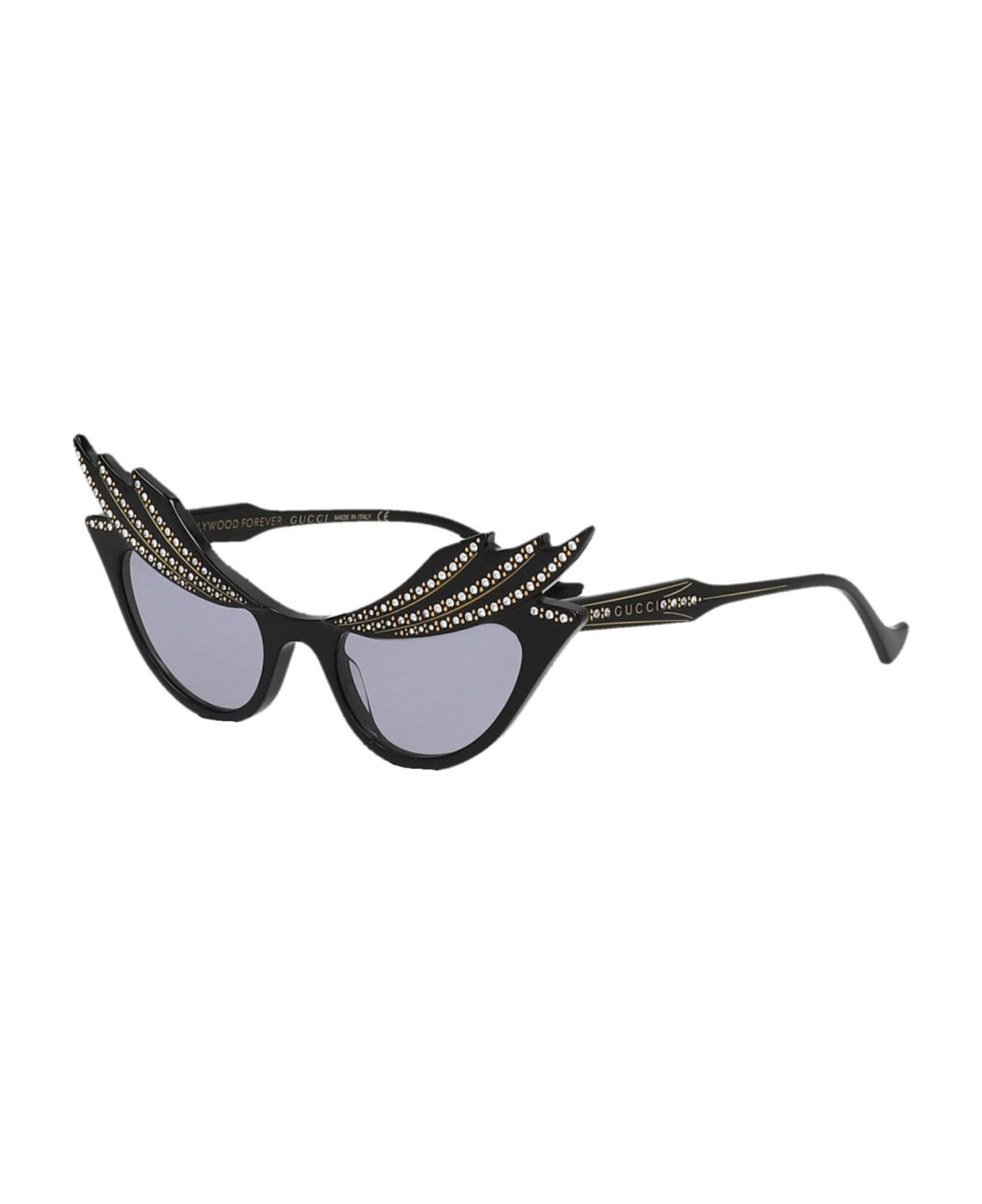 Gucci Cat Eye Sunglasses - Black  