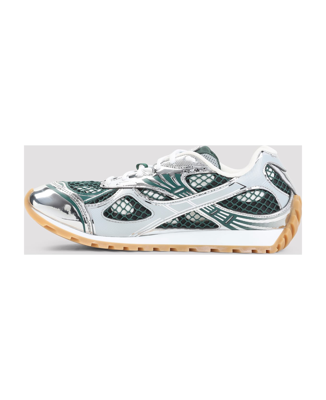 Bottega Veneta Orbit Sneakers - Biliard Silver