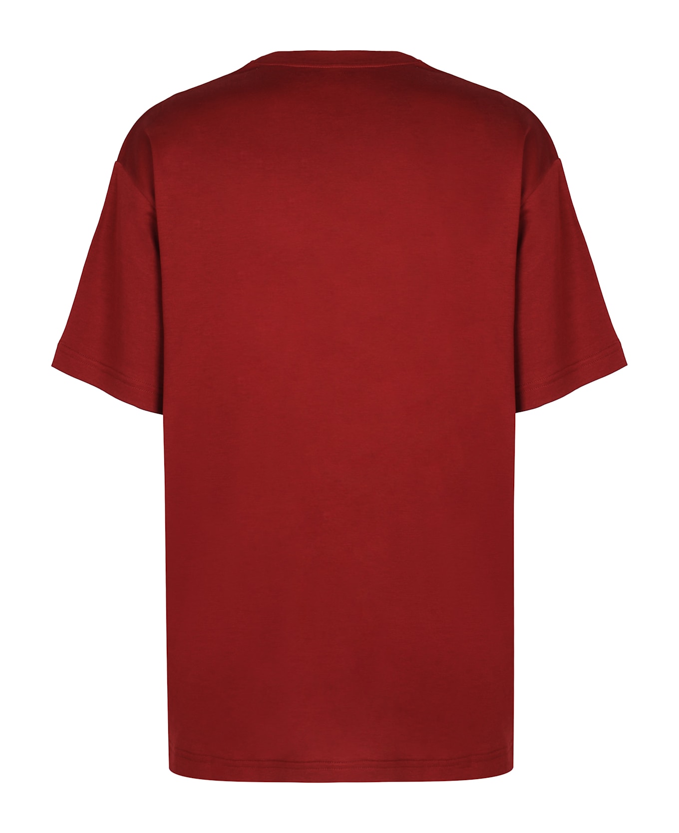 Gucci Logo Cotton T-shirt - red