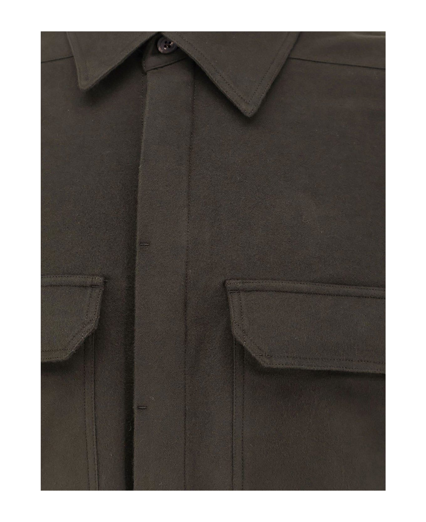 Rick Owens Button-detailed Long-sleeve Shirt