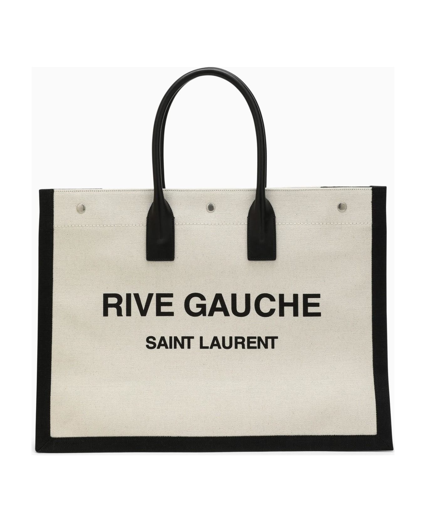 Saint Laurent Rive Gauche Shopping Bag - GREGGIO NER