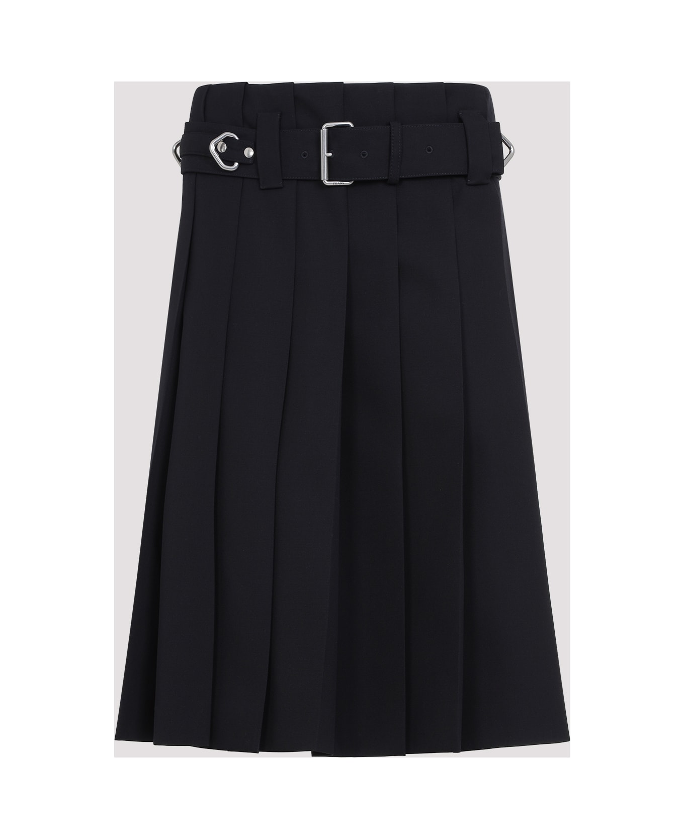 Prada Pleated Skirt - Blue