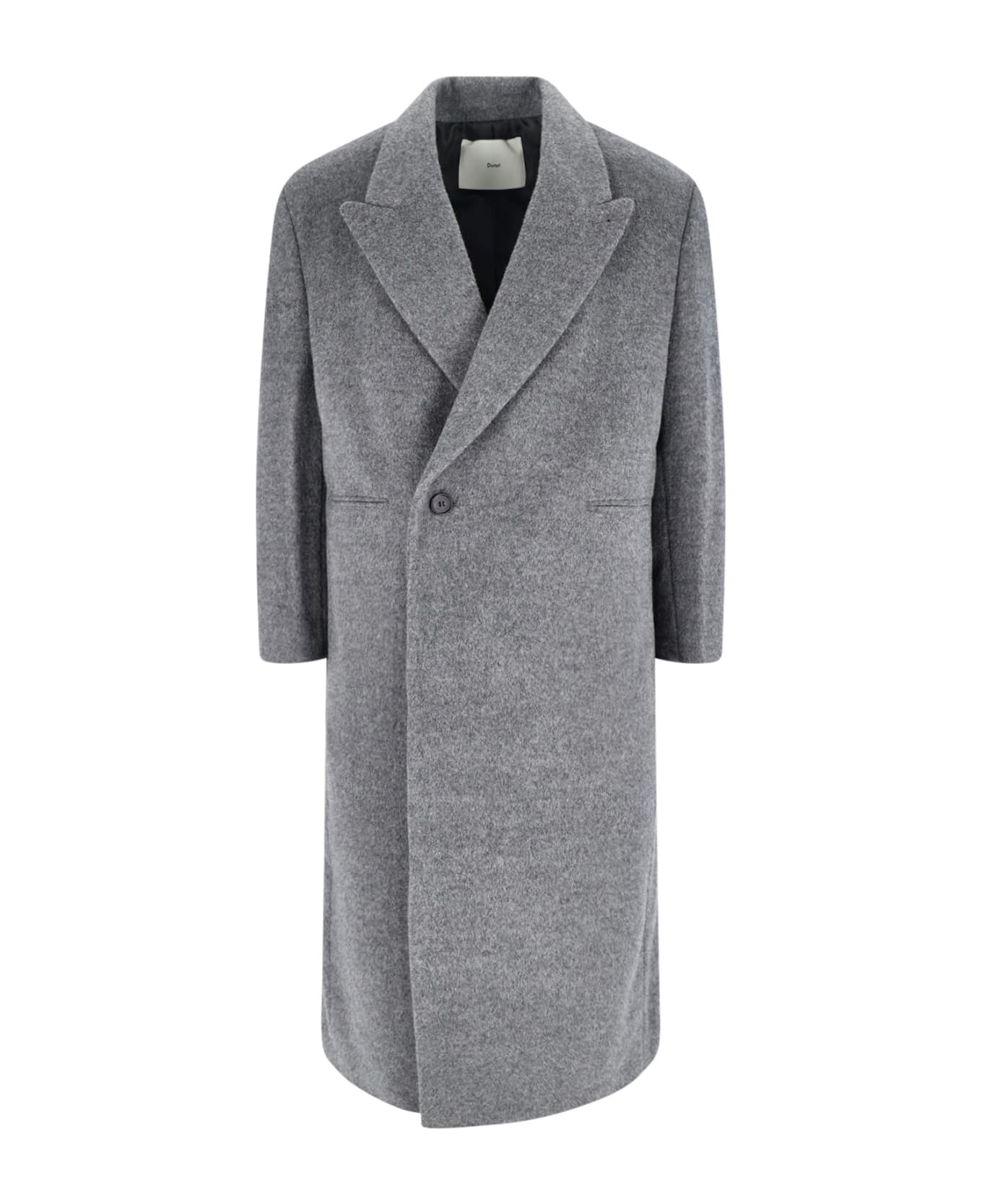 Dunst Single-breasted Coat - Gray
