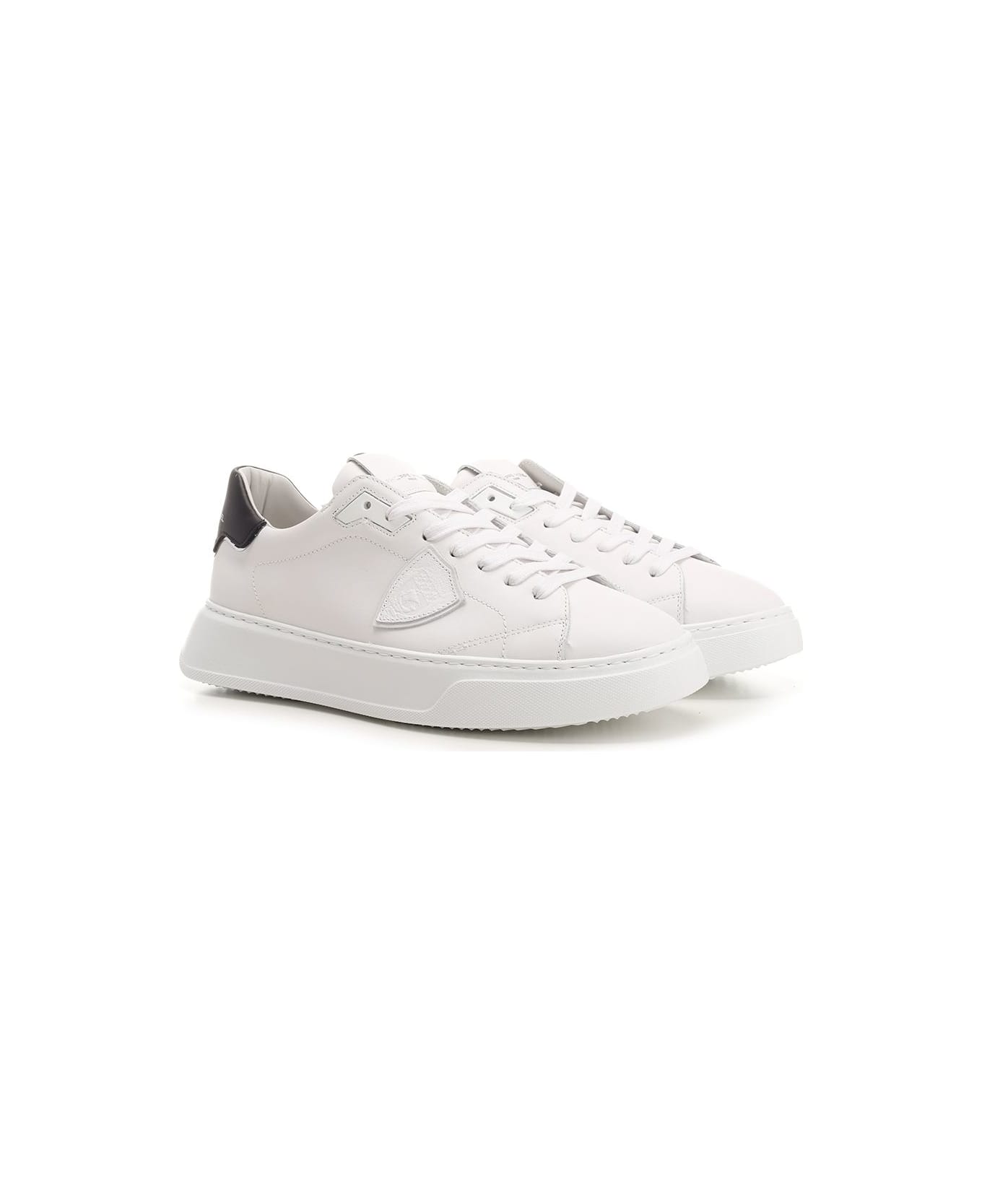 Philippe Model 'temple' Sneaker - White