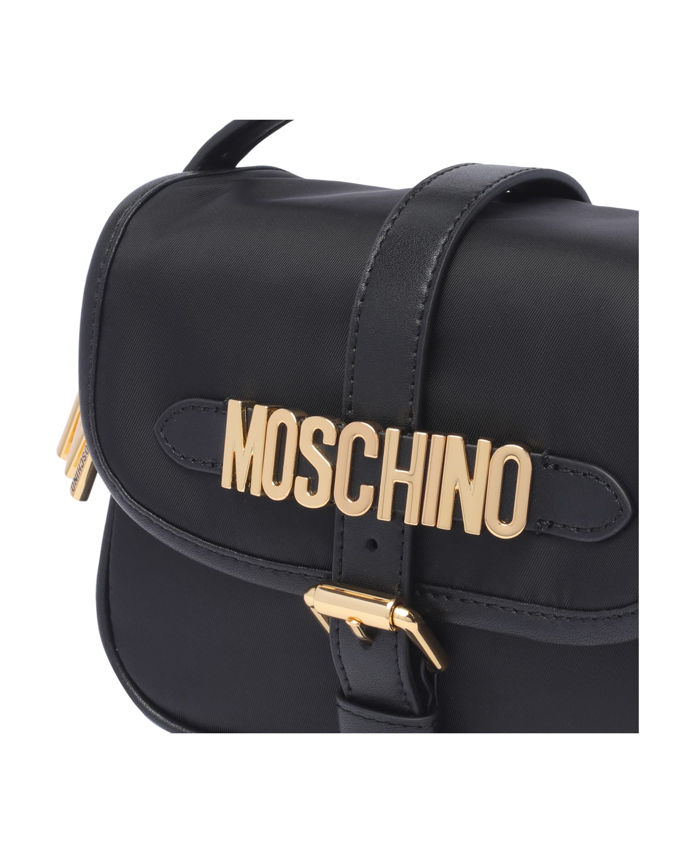 Moschino Lettering Logo Crossbody Bag - Black ショルダーバッグ