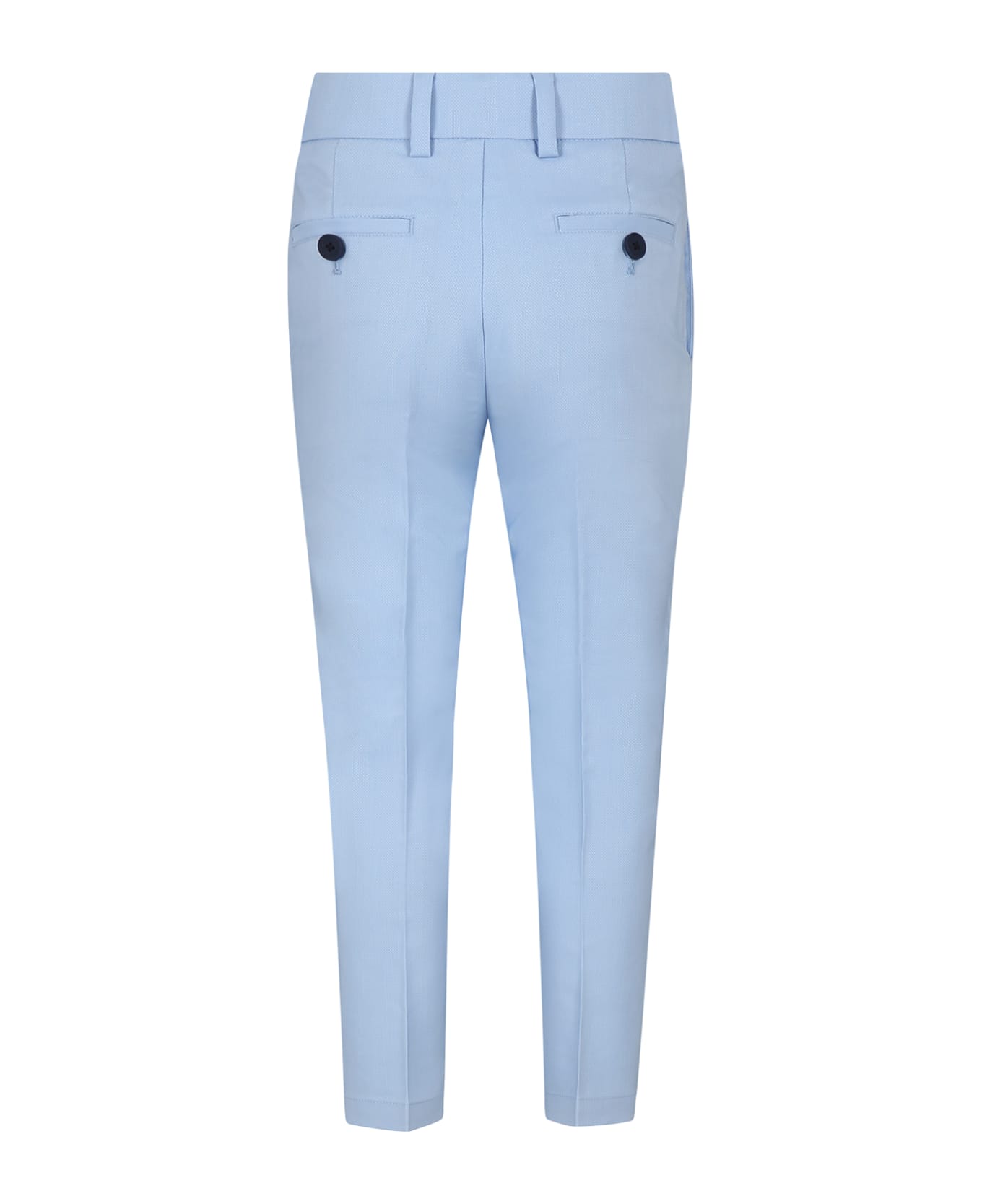 Hugo Boss Elegant Sky Blue Trousers For Boy - Light Blue