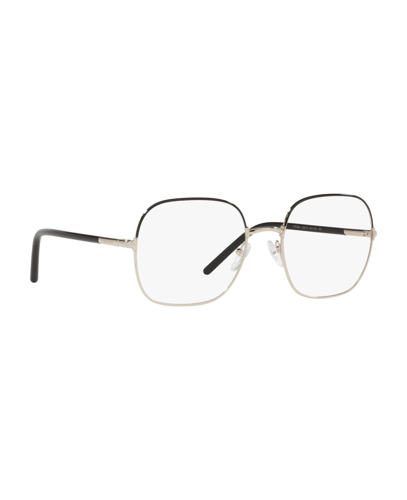 Prada Eyewear Pr 56wv Black / Pale Gold Glasses - Black / Pale Gold