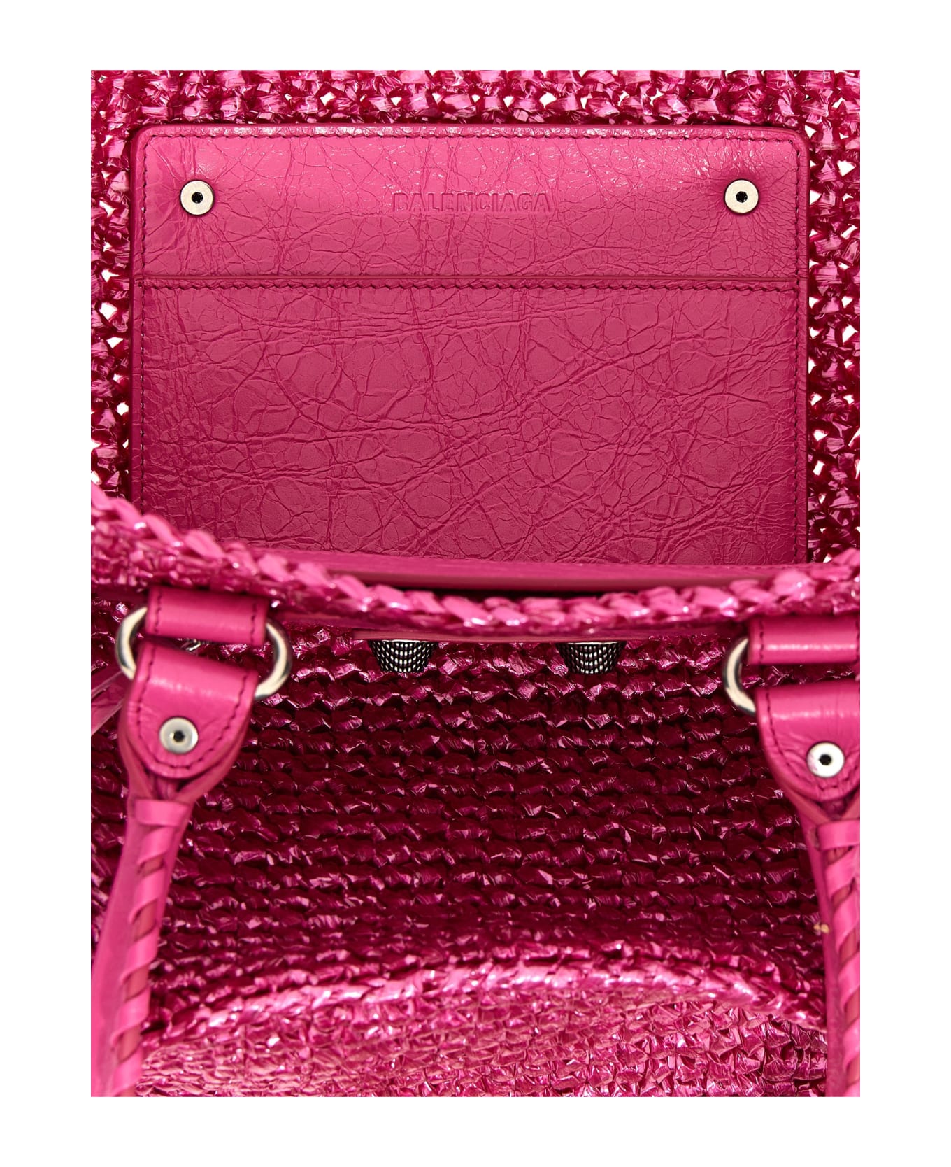 Balenciaga 'le Cagole Panier' Shopping Bag - Fuchsia トートバッグ