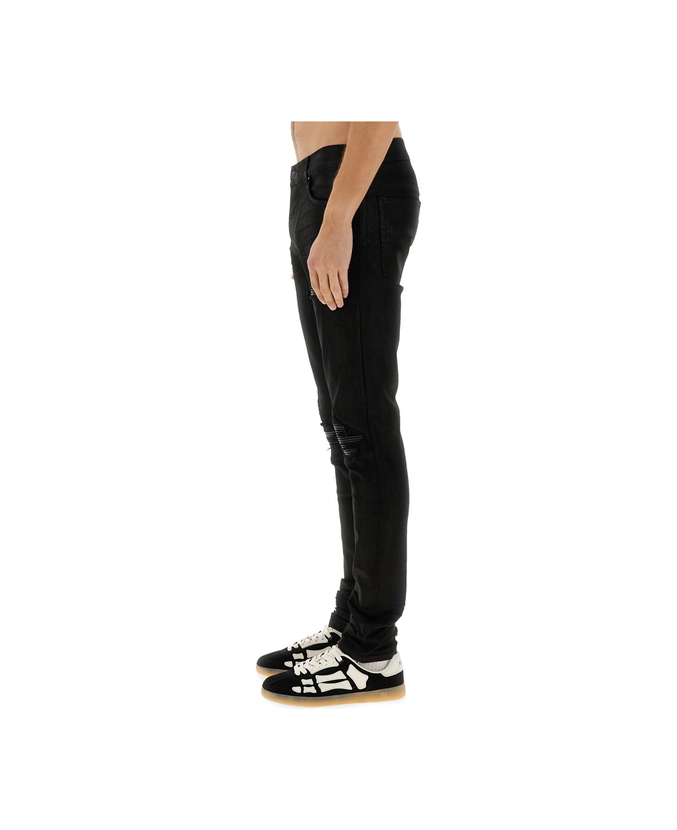 AMIRI "mx1 Waxed" Jeans - BLACK