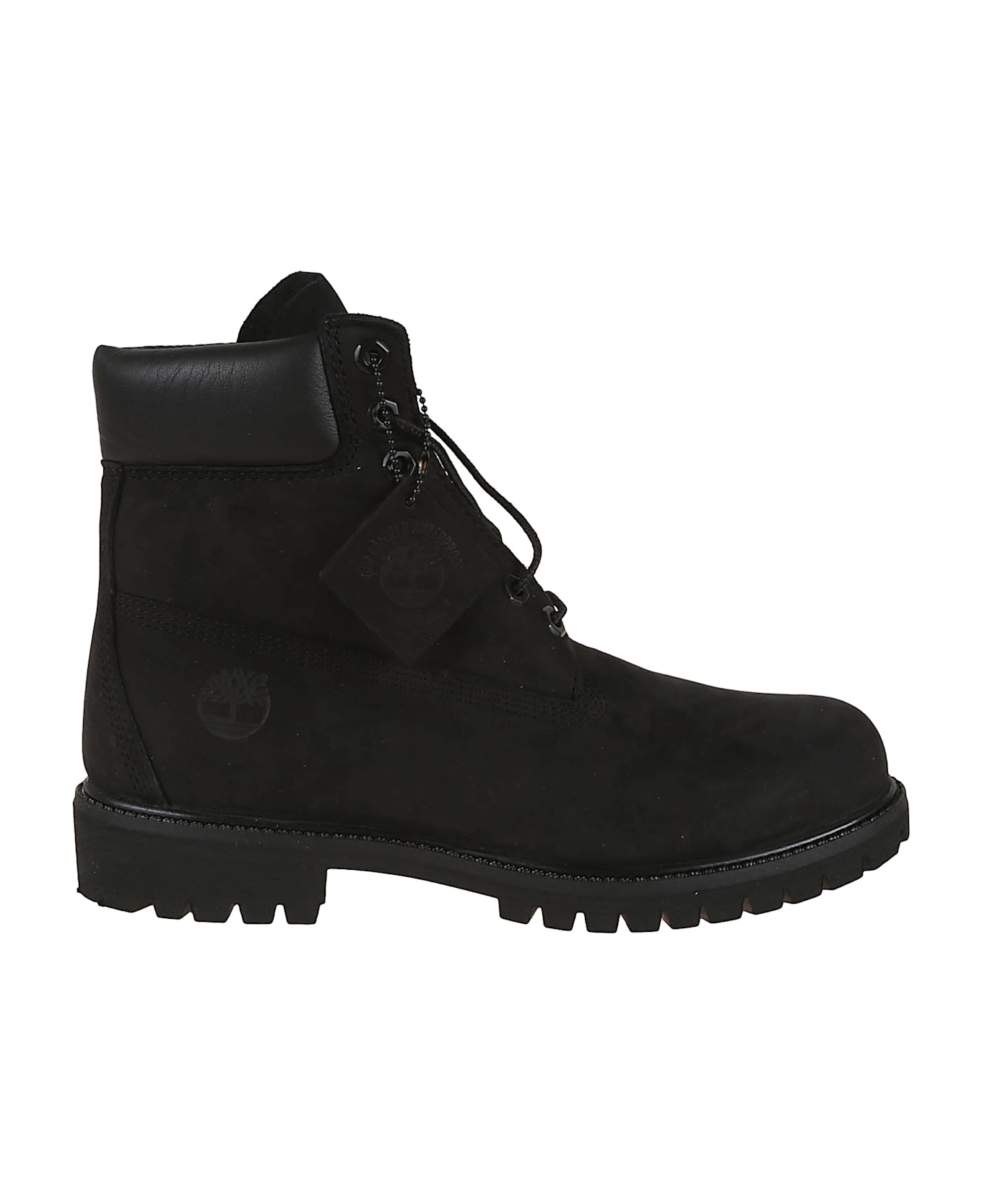 Timberland Premium 6 Inch Lace Up Waterproof Boot Black - Black