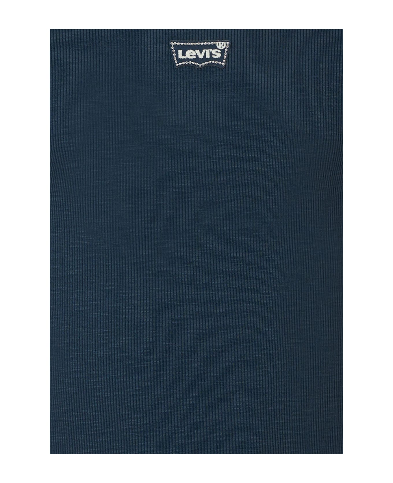 Levi's Blue T-shirt For Girl With Logo - Blue