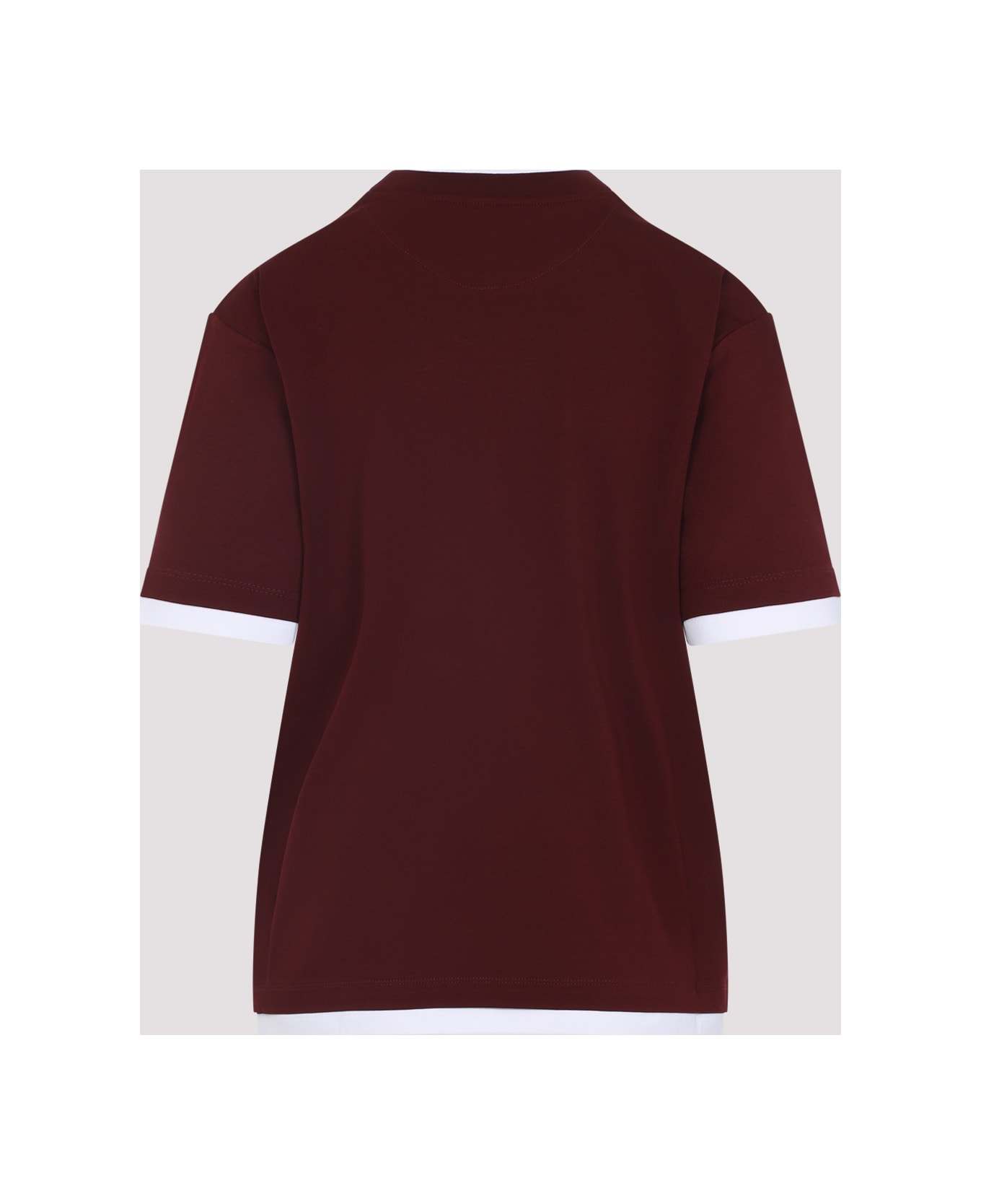 Prada Crew Neck T-shirt - Amaranto