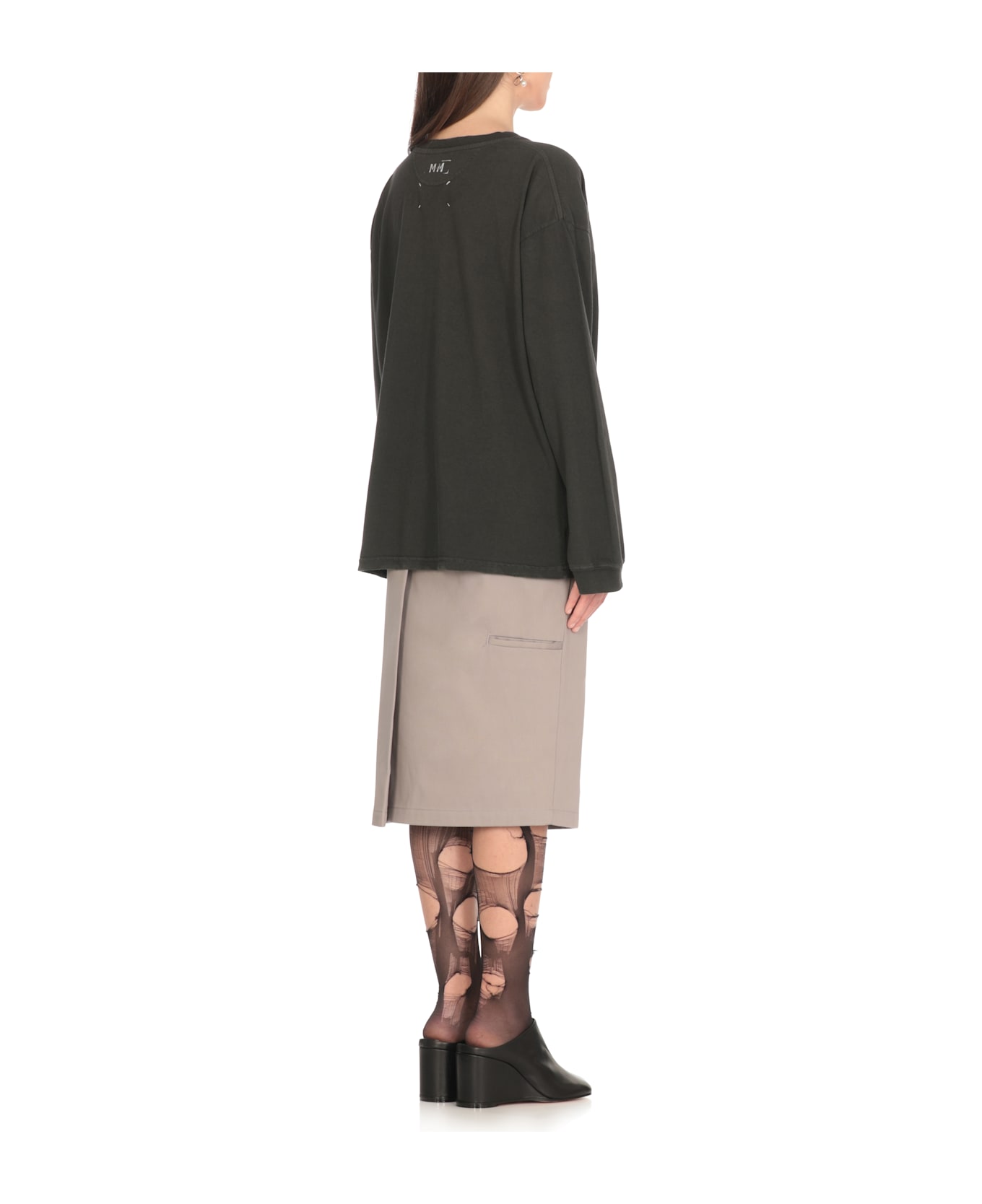 Maison Margiela Cotton T-shirt - Black