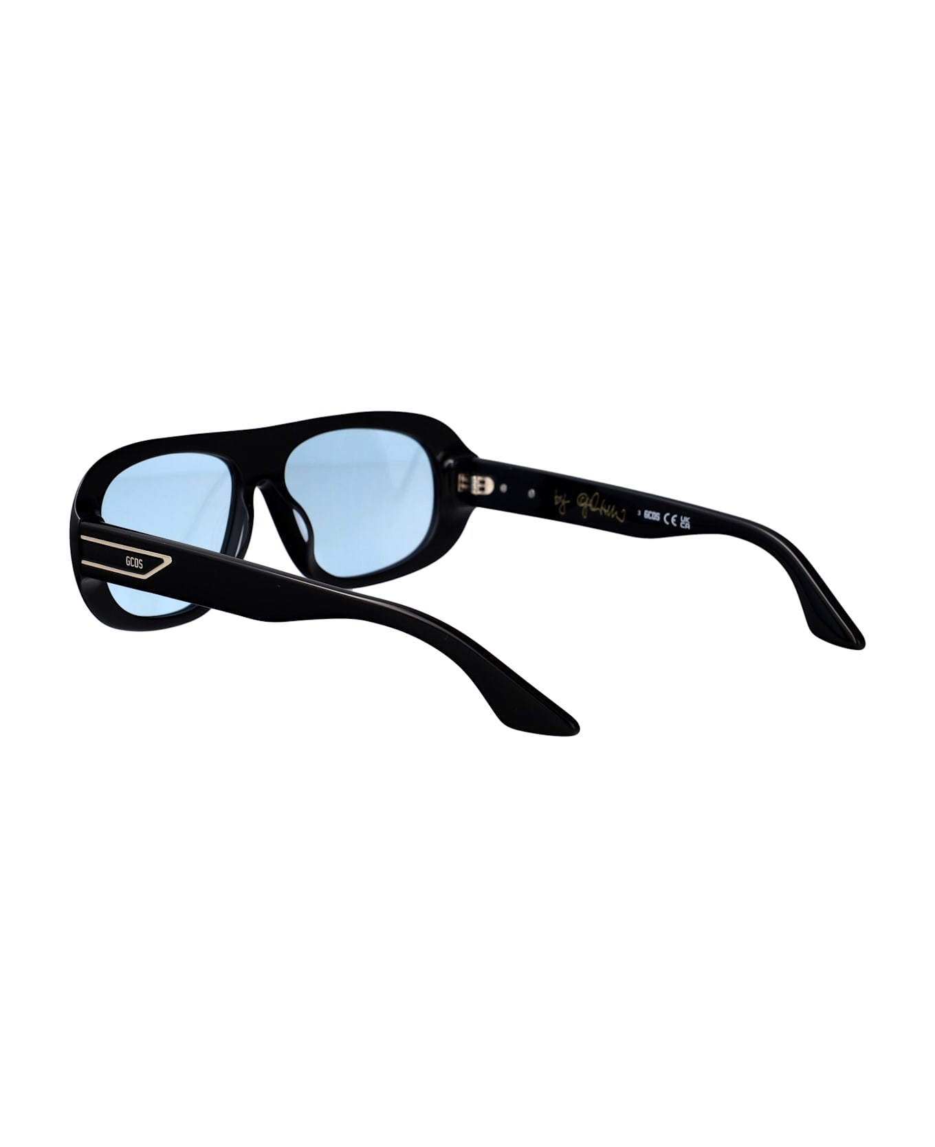 GCDS Gd0067 Sunglasses - nero lucido / blu