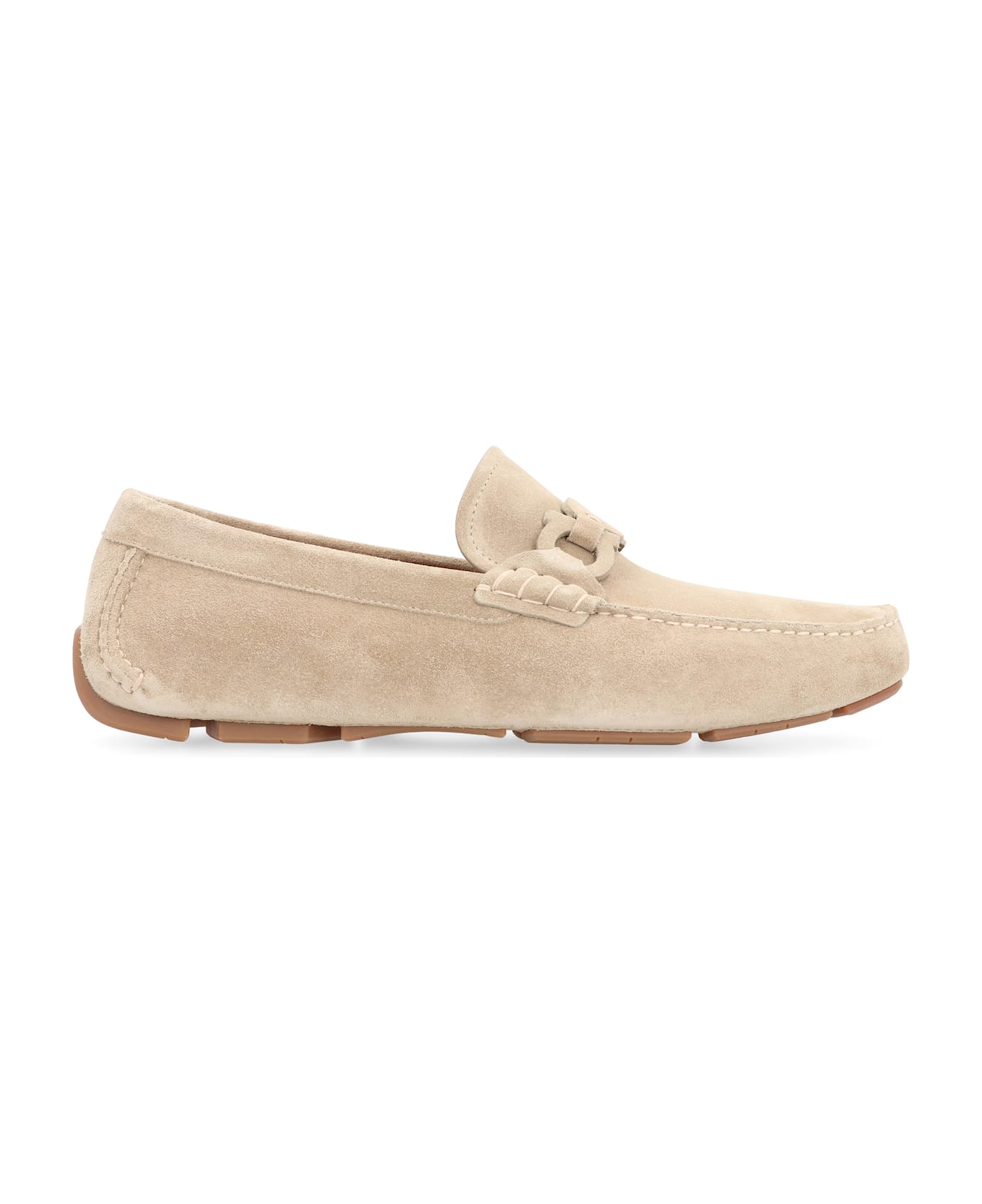 Ferragamo Suede Loafers - Beige