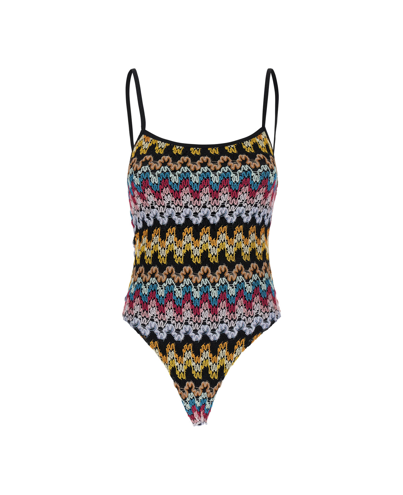 Missoni One Piece Swimwear - Na Multicolore Dark Base