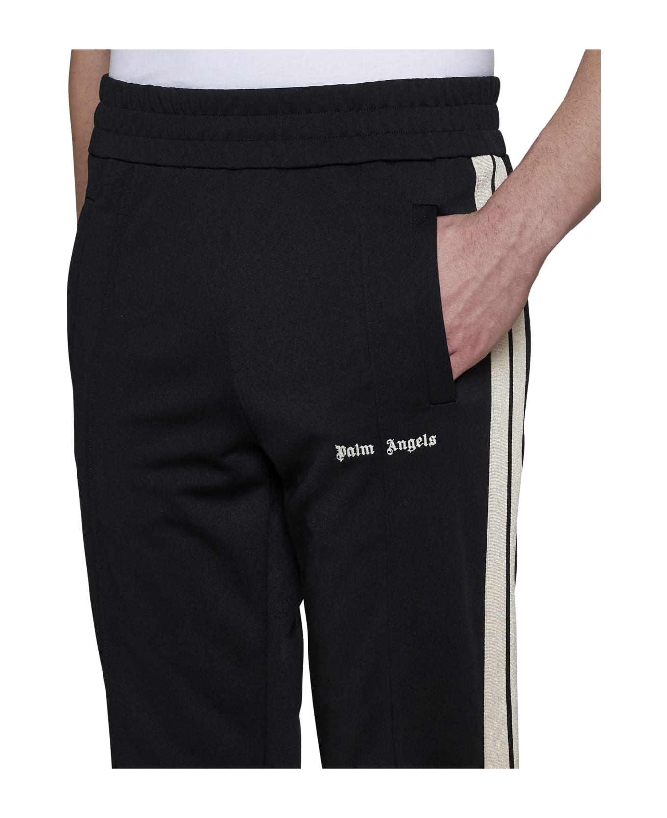Palm Angels Technical Fabric Pants - Black