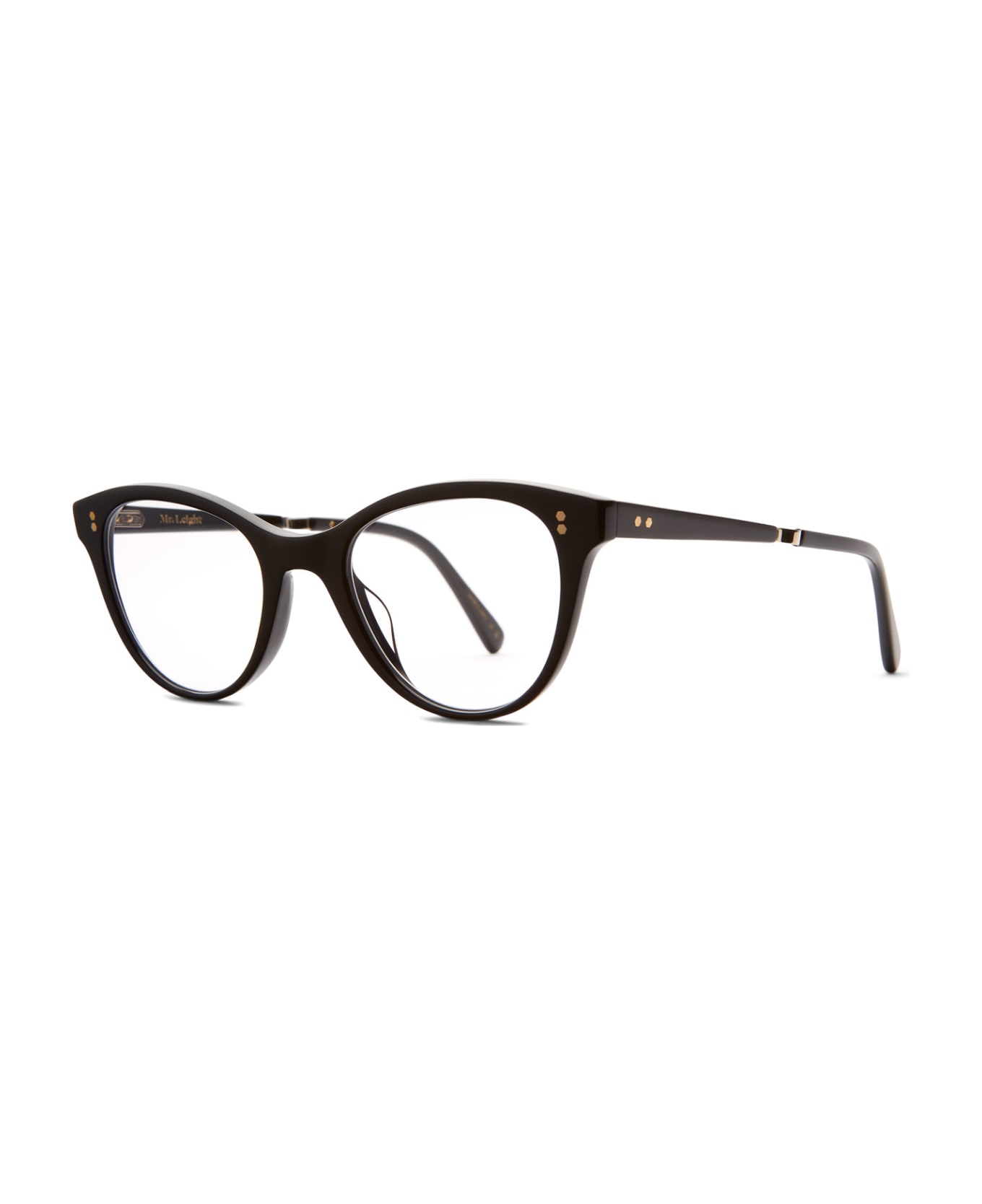 Mr. Leight Taylor C Black-12k White Gold Glasses - Black-12K White Gold アイウェア