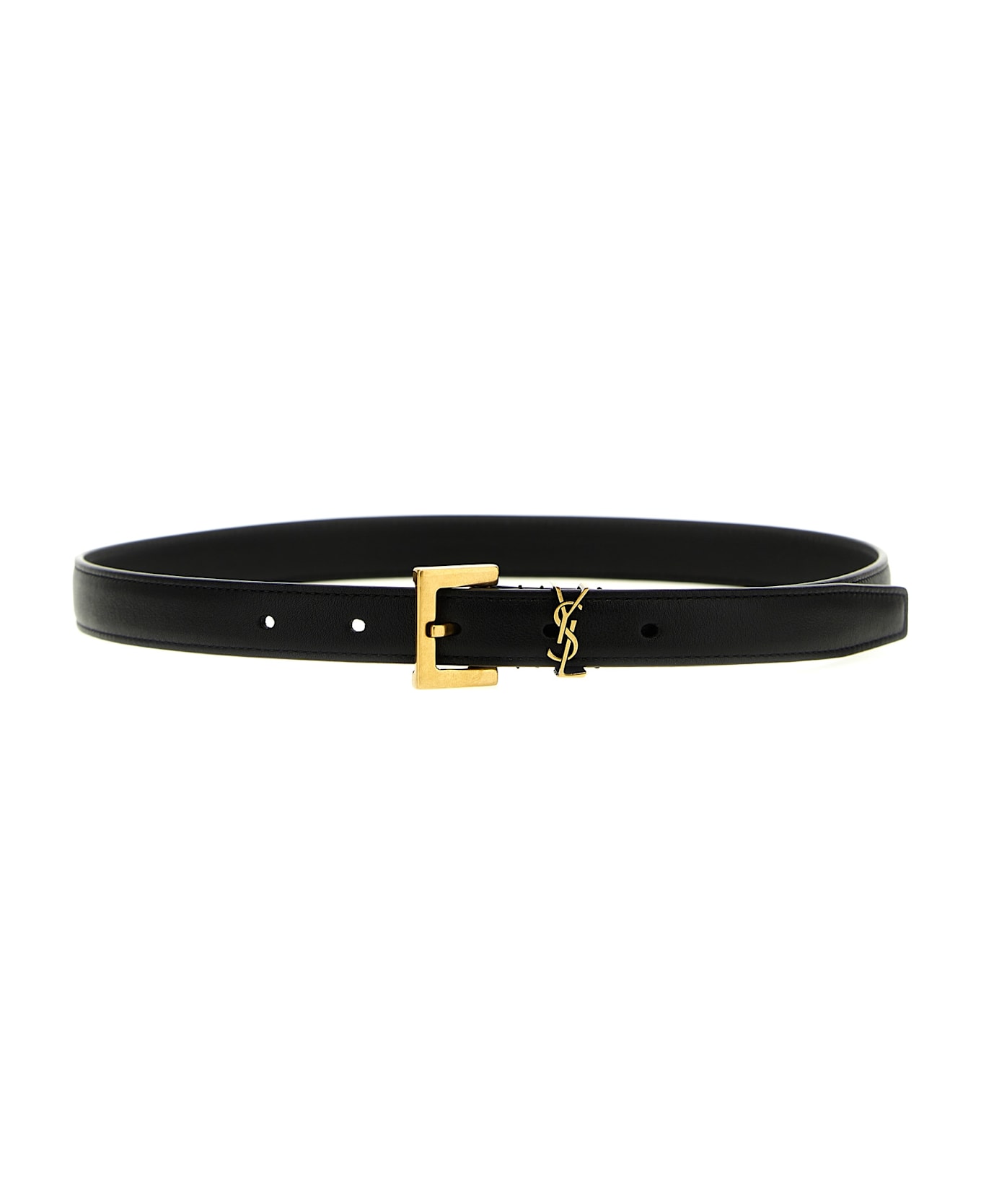 Saint Laurent 'cassandre' Belt - Black  