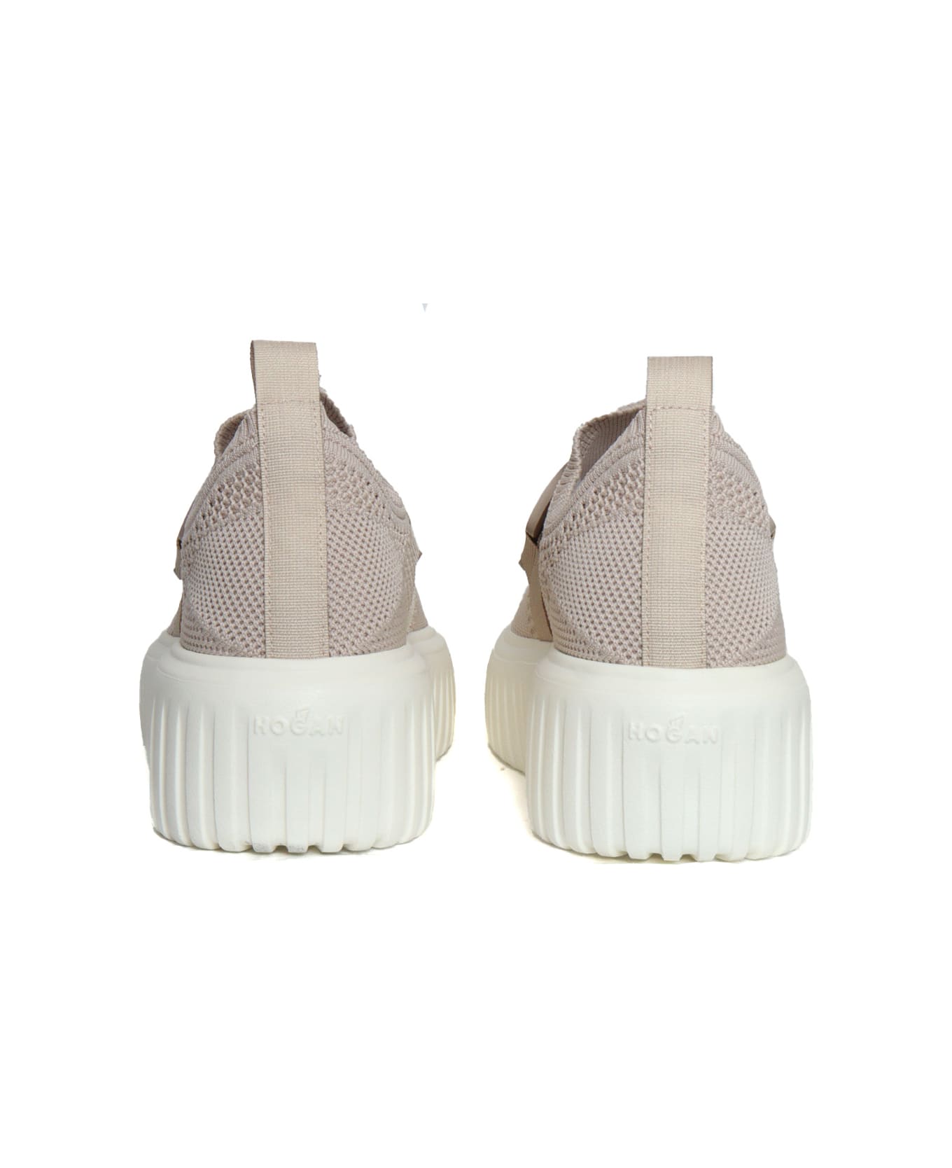 Hogan Pink Fabric Sneakers - YELLOW