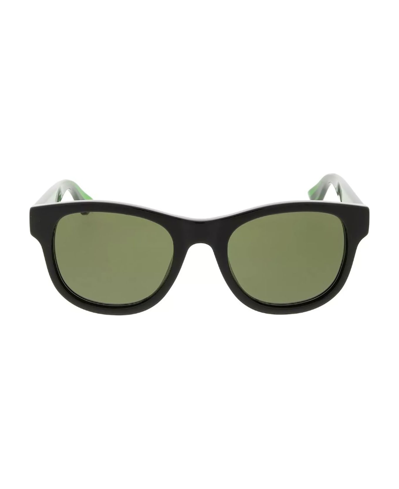 Gucci Eyewear GG0003SN Sunglasses - Black Green Green