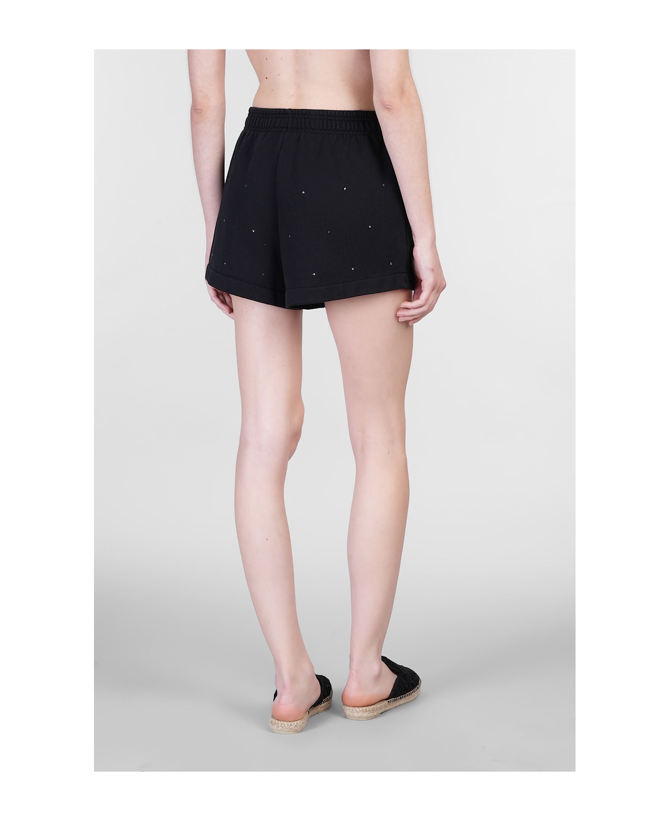 MC2 Saint Barth Cate Shorts In Black Cotton - black