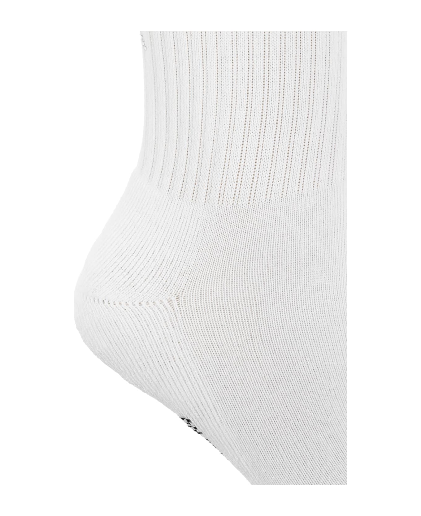 Golden Goose Socks With Logo - Bianco